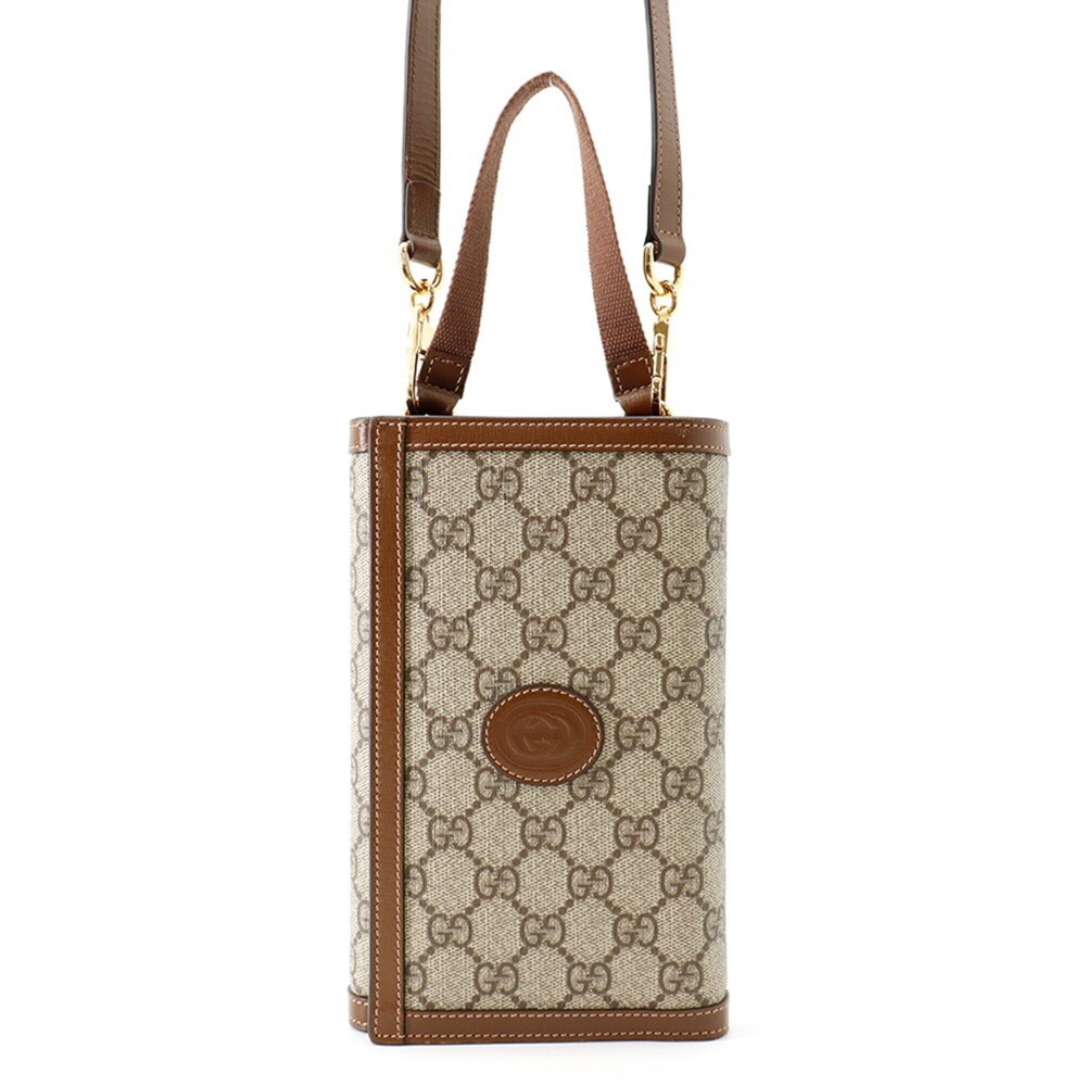 Gucci GG Supreme Leather Handbag 724358 GUCCI 2-way Shoulder Bag